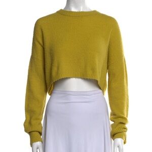 For Love And Lemons Lime Crew Neck Sweater